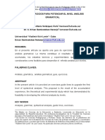 Guía de Ejercicios para Potenciar El Nivel Análisis Gramatical