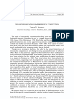 Schoener - 1983 - Field Experiments On Interspecific Competition