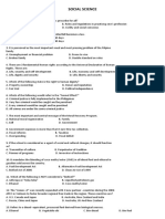 Social Science: Test I-A