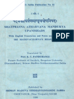 SHATPRASNA ATHARVANA MANDUKYA UPANISHADS - Sri Madhavacarya Bhasyas PDF