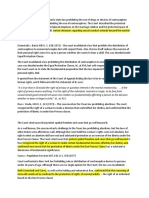 In Griswold The Court Invalidated A State Law Prohibiting The Use of Drugs or Devices of Contraception and Counseling or Aiding and Abetting The Use of Contraceptives