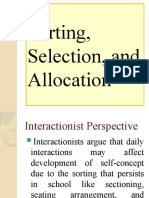 Sorting, Selection, and Allocation