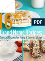 16 Brand Name Recipes Copycat Recipes For Items in Grocery Stores Ecookbook