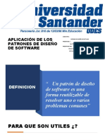 Aplicación de Los Patrones de Diseño de Software - Patrones de Diseño de Software