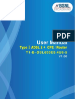 User Manual (T1-B-DSL699E9.4U6-5)