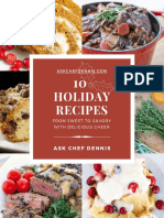 Chef Dennis - 10 Holiday Recipes Ebook