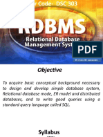 Introduction of DBMS