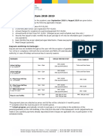 TLC Fee Structure & Payment Plan 2018-2019