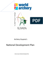 Archery Guyana's National Development Plan