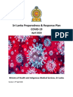 Sri Lanka Preparedness & Response Plan COVID-19: April 2020