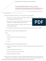 Competitive Exams - Economics MCQs (Practice - Test 34 of 122) - Examrace