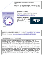 Dramatherapy: To Cite This Article: Sue Jennings (1987) Dramatherapy: Symbolic Structure