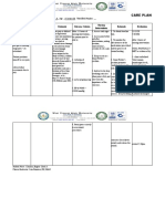 Nursing Care Plan: Clustered Cues Nursing Diagnosis Rationale Outcome Criteria Nursing Interventions Rationale Evaluation