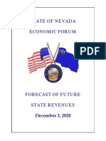 Economic Forum Projections - December 2020