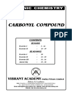 Carbonyl Compounds - XII PDF