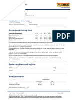 Drying and Curing Time: Technical Data Sheet Jotaprime 500