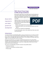 Northwestern Medicine NICU Breast Pump Usage NMH