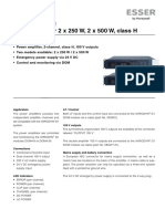 Variodyn D1 Power Amplifier 2 X 250 W, 2 X 500 W, Class H: LF / Control Application