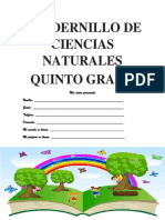 CUADERNILLO DE CIENCIAS NATURALES Quinto