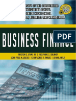 Finance Module 3 FS Prep, Analysis, Interpretation