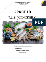 T.L.E (Cookery) : GRADE 10