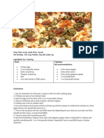 Prep Time: 5 Min, Cook Time: 15 Min Per Serving - Fat: 41g, Protein: 37g, Net Carbs: 3g Ingredients For 1 Serving Crust: Toppings: My Recommendations