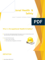 Occupational Health and Safety