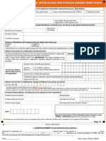 BOB Foreign Inward Remittances Application Form PDF