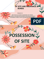 Site Possession and Insurance, PB PDF