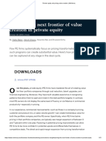 Private Equity and Pricing Value Creation