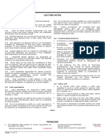 Lecture Notes: Cash and Cash Equivalents