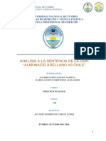 Análisis Sentencia CIDH Almonacid Arellano VS. Chile PDF