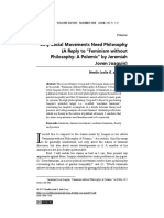 Why Social Movements Need Philosophy (A Reply To "Feminism Without Philosophy: A Polemic" by Jeremiah Joven Joaquin) by Noelle Leslie G. Dela Cruz