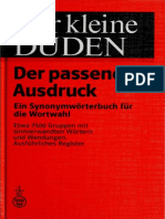 Der Kleine Duden - Der Passende Ausdruck OCR