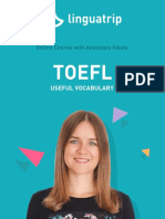 Useful Vocabulary Memo For TOEFL
