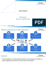 1 - Data Integrity - Managing DI and CC 169