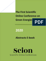 The First Scientific Online Conference On Green Energies
