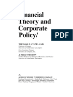 Financial Theory and Corporate Policy - Copeland