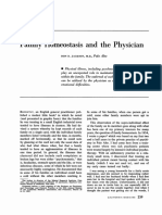 Family Homeostasis and The Physician 1965