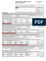 Sample Electrical Installation Certificate