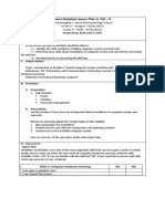 Semi-Detailed Lesson Plan in TLE - 9