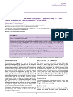 Comparison of Two Treatment Modalities Operculectomy Vs Thirdmolar Removal For Management of Pericoronitis