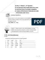 Module No. 3: Week 3: 2 Quarter