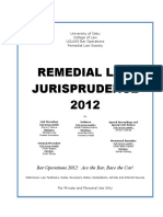 Remedial Law Jurisprudence