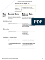 Shadow Health Cognition Subjective