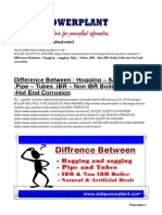 Difference Between - Hogging - Sagging, Pipe - Tubes, IBR - Non IBR Boiler, Cold End - Hot End Corrosion - ASKPOWERPLANT