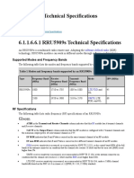 RRU5909s Technical Specifications