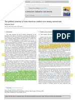 2020-Political Economy of LA Conflicts Over Mining Extractivism-S. Smart