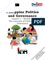 PPG - Mod1 - The Concepts of Politics and Governance