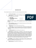 Safety Officer Appointment Sample Letter